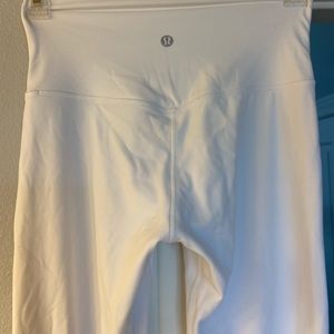 White lulu lemon align leggings ‘30